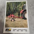 PZ Fanex Cirkelschudders Brochure, Ophalen of Verzenden