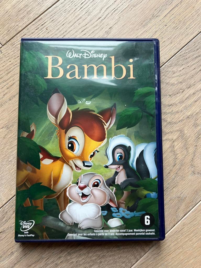 Bambi DVD - Walt Disney Klassieker, Alle leeftijden, Ophalen of Verzenden, Zo goed als nieuw, Dieren
