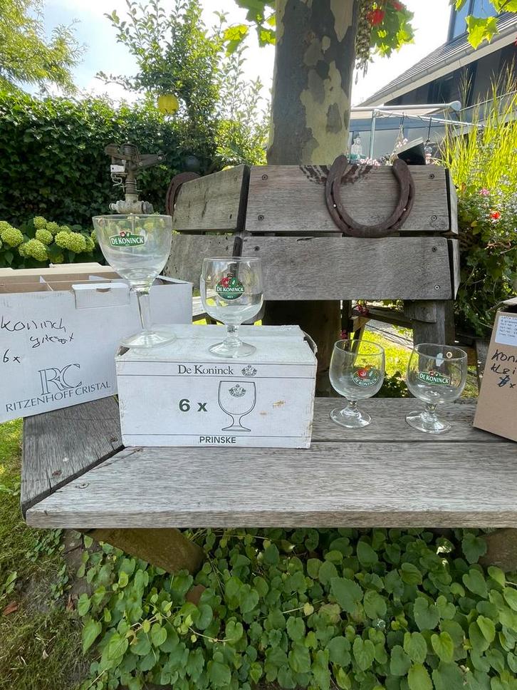 Diverse De Koninck bierglazen, Verzamelen, Glas en Borrelglaasjes, Zo goed als nieuw, Bierglas, Ophalen of Verzenden