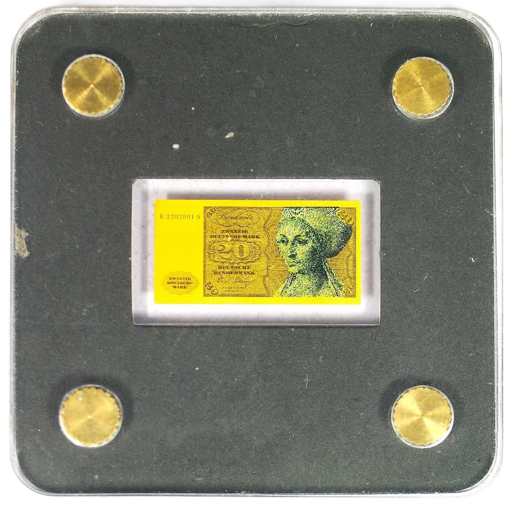 Tsjaad 3000 francs, 20 Mark, 1/500oz, Ophalen of Verzenden, Goud