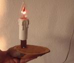 oude kaarslamp kaars lamp ca 1950 met flikkerend licht, Ophalen of Verzenden, Gebruikt