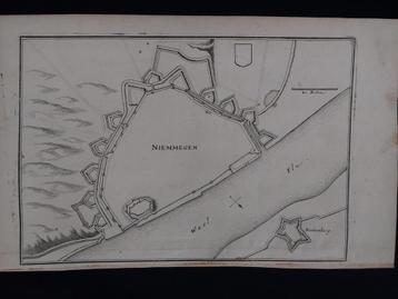 30 / Nijmegen - Niemmegen Gravure uit 1659 van C. Merian beschikbaar voor biedingen