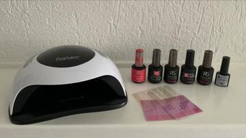 Starterspakket gelnagels met Pink Gellac en 120 Watt UV lamp beschikbaar voor biedingen