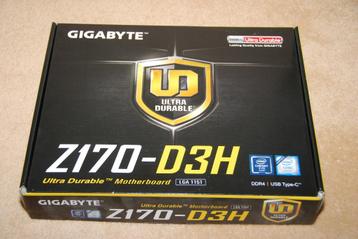 Gigabyte GA-Z170-D3H moederboard + Intel I5 processor 6e gen beschikbaar voor biedingen