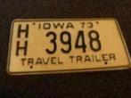 Kentekenplaat licenseplate Iowa 1973 USA, Verzenden, Gebruikt, Auto's