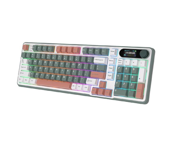 Royal Kludge RKS98, Computers en Software, Toetsenborden, Qwerty, Draadloos, Ergonomisch, Gaming toetsenbord, Multimediatoetsen