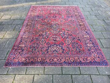 Antiek Perzisch tapijt Sarouck (vloerkleed) beschikbaar voor biedingen