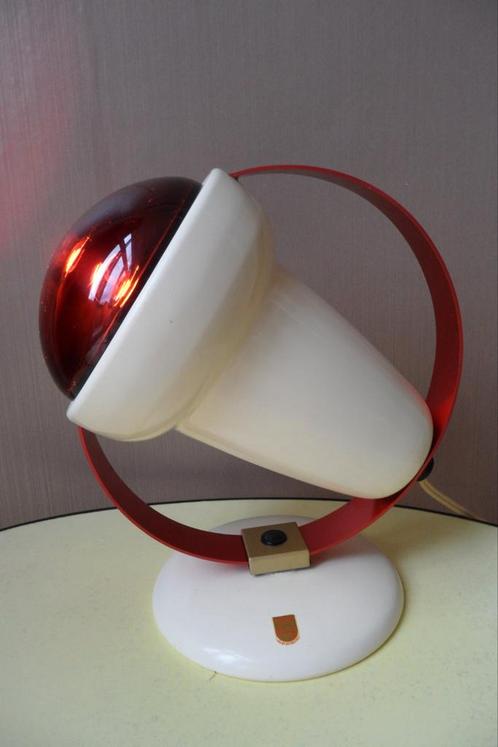 Philips Inaphil warmtelamp, Charlotte Perriand, vintage, Huis en Inrichting, Lampen | Tafellampen, Gebruikt, Minder dan 50 cm