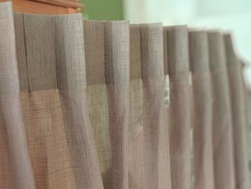 Taupe In-Between Gordijn - 243x440cm - Klaar voor Rails! beschikbaar voor biedingen