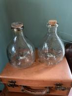 Brocante Franse glazen wespenvangers, Antiek en Kunst, Antiek | Glas en Kristal, Ophalen of Verzenden