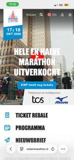 Gezocht startbewijs halve marathon Amsterdam 2026, Ophalen of Verzenden, Nieuw, Overige typen, Overige merken