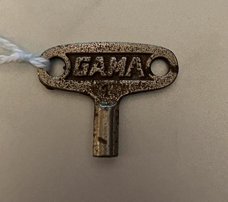GAMA sleutel nr. 1 voor uw blikken speelgoed, Verzamelen, Speelgoed, Gebruikt, Ophalen of Verzenden