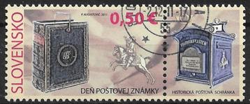 Slowakije 2011 mi.673  DAG VAN DE POSTZEGEL BRIEVENBUS + tab beschikbaar voor biedingen