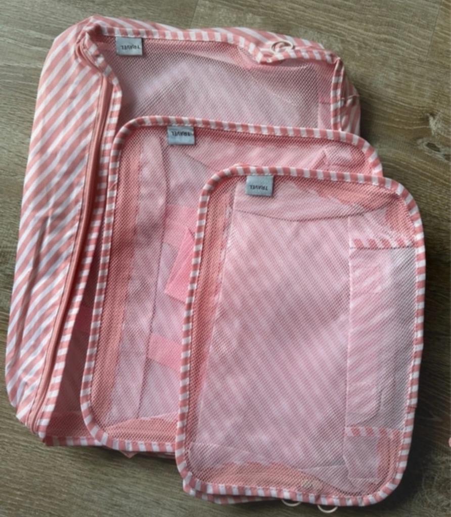Travel Cubes 7-delig Nieuw in Verpakking, Verzenden, Minder dan 40 cm, Minder dan 20 cm, Roze