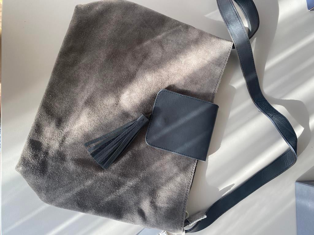 Tas Noemi Loberon grijs, Overige merken, Nieuw, Ophalen of Verzenden, Grijs