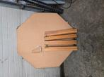 8 hoekige tafel, Ophalen, Rond, Zo goed als nieuw, 100 tot 150 cm
