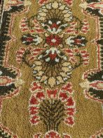 AFGEPRIJSD Vintage 1980 1990 smyrna hand geknoopt vloerkleed, Gebruikt, 100 tot 150 cm, 200 cm of meer, Ophalen of Verzenden