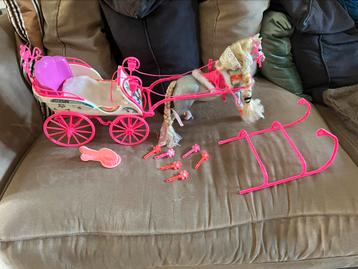Barbie koets barbie slee met geluid beschikbaar voor biedingen