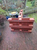 Te koop 2 kunststof pallets, Doe-het-zelf en Verbouw, Hout en Planken, Ophalen, Minder dan 25 mm, Zo goed als nieuw, Pallet