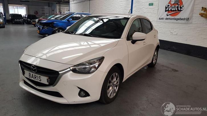 Mazda 2 1.5 SKYACTIV-G 90 BENZ 1.496CC 66KW 90PK (bj 2016), Auto diversen, Schadeauto's, Mazda, Handgeschakeld, Benzine, Hatchback