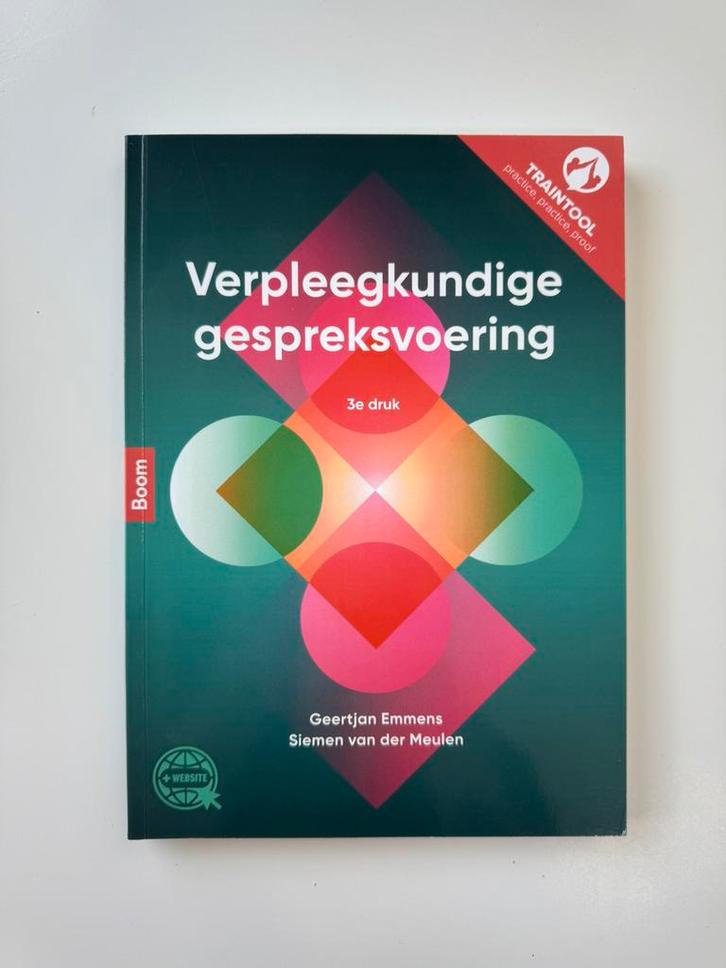 Verpleegkundige gespreksvoering, 3e druk, incl. TrainTool, Boeken, Studieboeken en Cursussen, Zo goed als nieuw, Overige niveaus