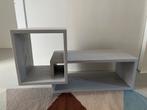 Wandkast Grey Wash Massief Hout - Nieuwstaat, Huis en Inrichting, Ophalen, Met plank(en), 50 tot 100 cm, Zo goed als nieuw