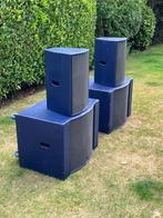 Turbosound set: 2x TCS-618 en 2xTCS-612, Ophalen, Gebruikt, Audio