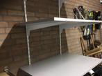 Lichtgrijs ophangsysteem met 4 planken (60x87), Huis en Inrichting, Ophalen, Gebruikt