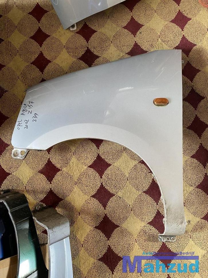 OPEL Agila grijs Z157 linker scherm zijscherm zijpaneel, Auto-onderdelen, Carrosserie en Plaatwerk, Spatbord, Opel, Gebruikt, Ophalen of Verzenden