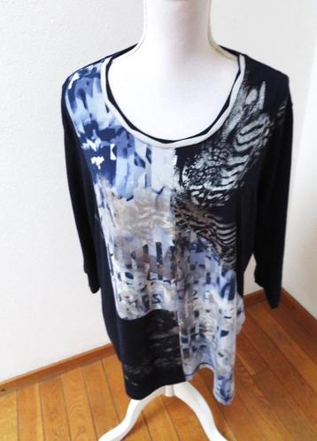 K41 GELCO shirt driekwart mouw blauw maat 48	 beschikbaar voor biedingen