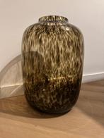 Vase The World Artic Cheetah Vaas L, Huis en Inrichting, Overige kleuren, Ophalen of Verzenden, Minder dan 50 cm, Glas