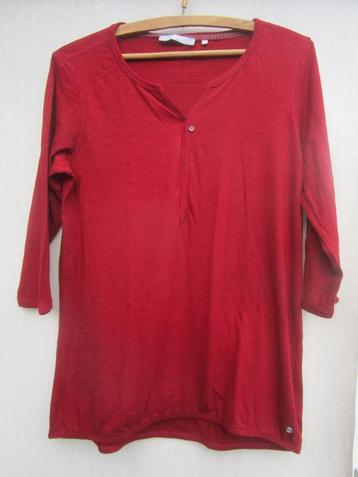 Shirt CECIL mt  40  rood.   3/4 mouwen beschikbaar voor biedingen