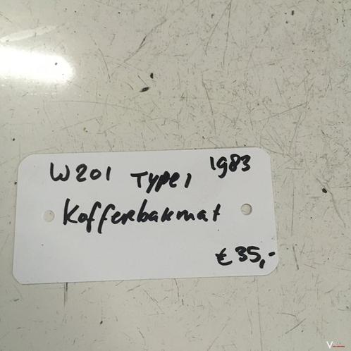 Mercedes W201 1983 Rubber Kofferbakmat, Auto-onderdelen, Interieur en Bekleding, Gebruikt, Ophalen of Verzenden