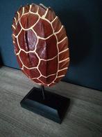 Ornament op voet schildpad / Ornament schildpadschild, Ophalen of Verzenden