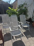 4 tuinstoelen standen ikea, Tuin en Terras, Tuinstoelen, Ophalen, Gebruikt, Kunststof, Verstelbaar