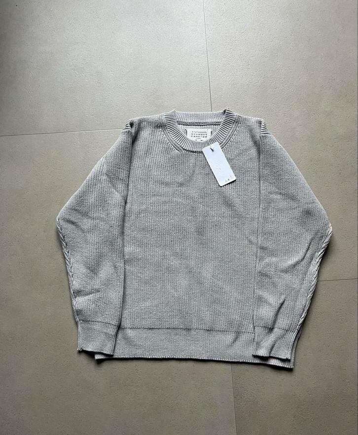 Maison Margiela Knit Trui - Maat L, Kleding | Heren, Truien en Vesten, Maat 52/54 (L), Grijs, Ophalen of Verzenden