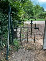 Sierhek looppoort ijzer groen, Ophalen, Met poort, Gebruikt, Sierhekwerk