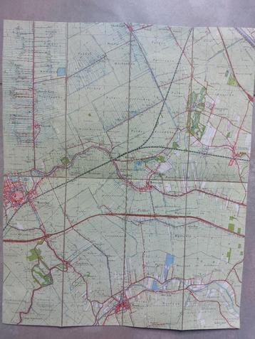 31G / Stafkaart uit 1959 Woerden Kamerik Vleuten Montfoort beschikbaar voor biedingen