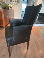 4 Bruin Leren Eetkamerstoelen, Huis en Inrichting, Stoelen, Ophalen of Verzenden, Gebruikt, Bruin, Leer
