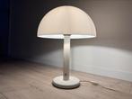 Vintage Space Age tafellamp – wit opaal, jaren ‘70 stijl, Huis en Inrichting, Lampen | Tafellampen, Ophalen of Verzenden, Zo goed als nieuw