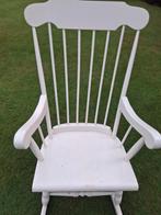 Witte Schommelstoel - Klassiek Design, Antiek en Kunst, Ophalen of Verzenden