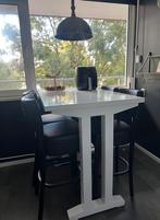 Mooie bartafel met 4 krukken, Huis en Inrichting, Tafels | Eettafels, Ophalen of Verzenden
