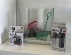 Aquarium met aqua-flow, extra filters en visnetje, Dieren en Toebehoren, Ophalen, Zo goed als nieuw, Leeg aquarium