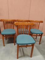 Vintage stoelen, Huis en Inrichting, Stoelen, Ophalen, Gebruikt, Bruin, Hout