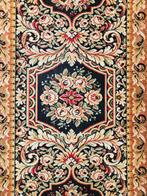 Vintage Perzisch wol vloerkleed loper Uzbek floral 90x308cm, Persian Perzisch vintage oosters hype, Gebruikt, 200 cm of meer, 50 tot 100 cm