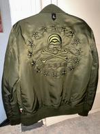 Philipp Plein Bomber, Kleding | Heren, Jassen | Zomer, Ophalen of Verzenden, Zo goed als nieuw, Groen
