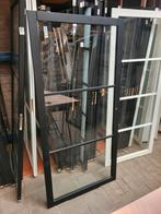 93x201,5cm binnendeur opdek L Staallook zwart SL31, Ophalen, 80 tot 100 cm, ., Glas
