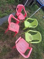 Plastic kinder stoelen ff schoon maken verder in orde !, Ophalen, Gebruikt, Plastic