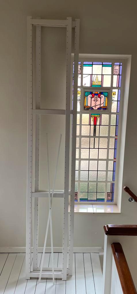 Witte Lundia kastonderdelen, Huis en Inrichting, Kasten | Stellingkasten, Gebruikt, Ophalen of Verzenden