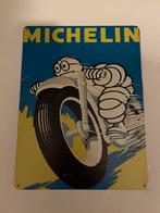 Metalen Michelin plaat 30 x 40 cm, Ophalen of Verzenden, Zo goed als nieuw, Reclamebord